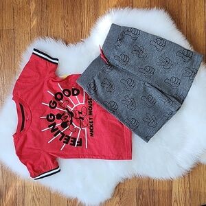 NWT Mickey Mouse outfit,  4T